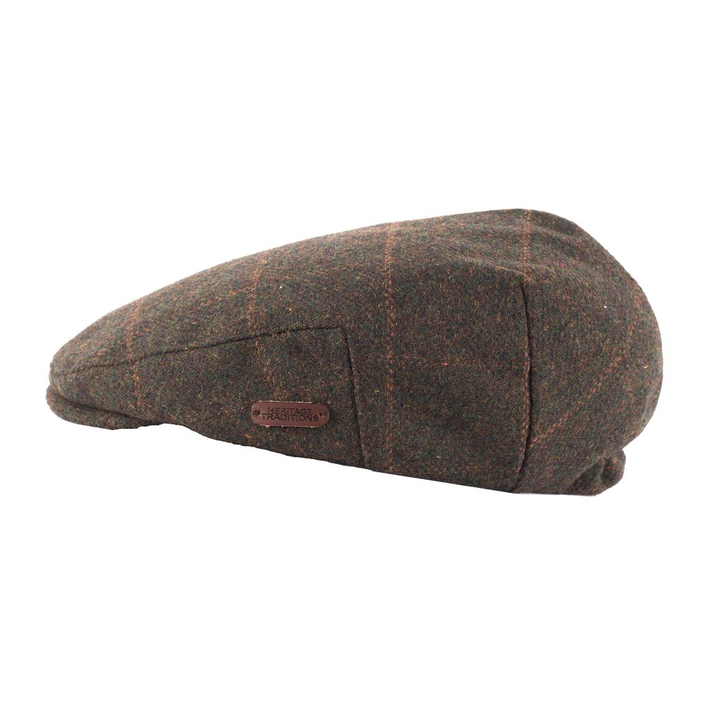 Classic Tweed Flat Cap - Houndstooth