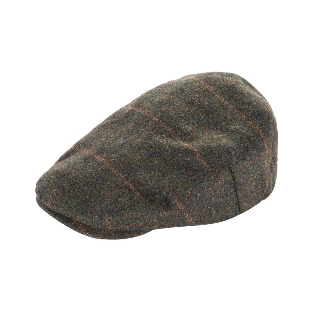 Classic Tweed Flat Cap - Green Box