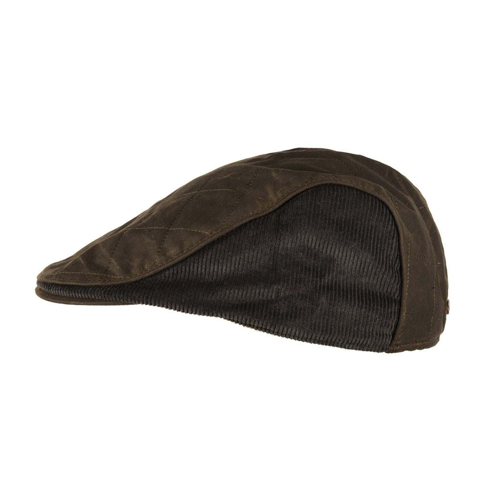 Premium 100% Cotton Wax Quilt Cord Flat Cap