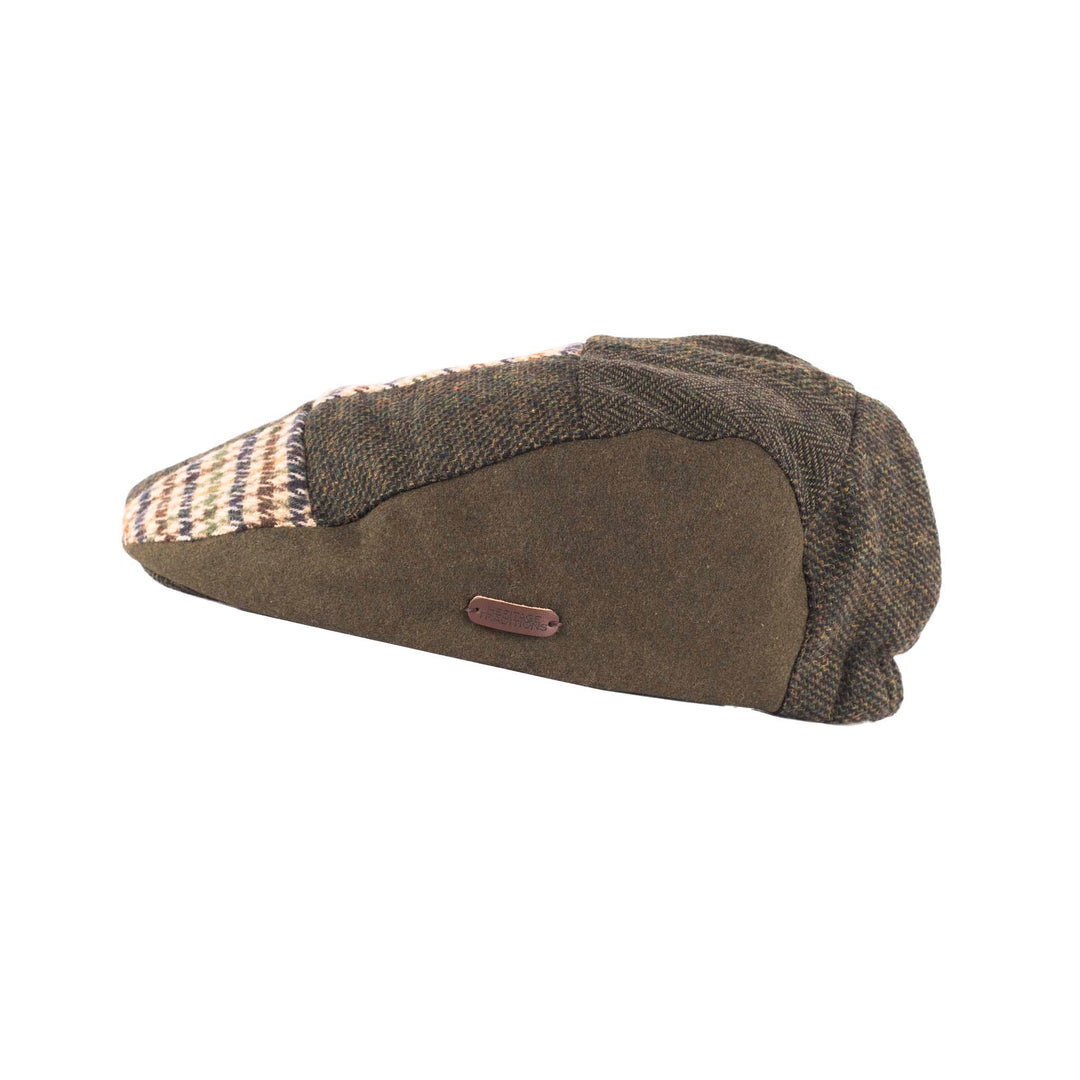 Tweed Patchwork Flat Cap