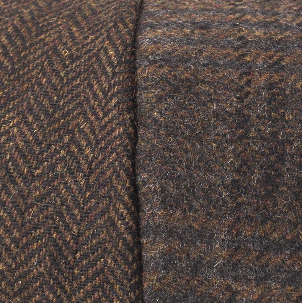 Tweed Patchwork Newsboy Cap