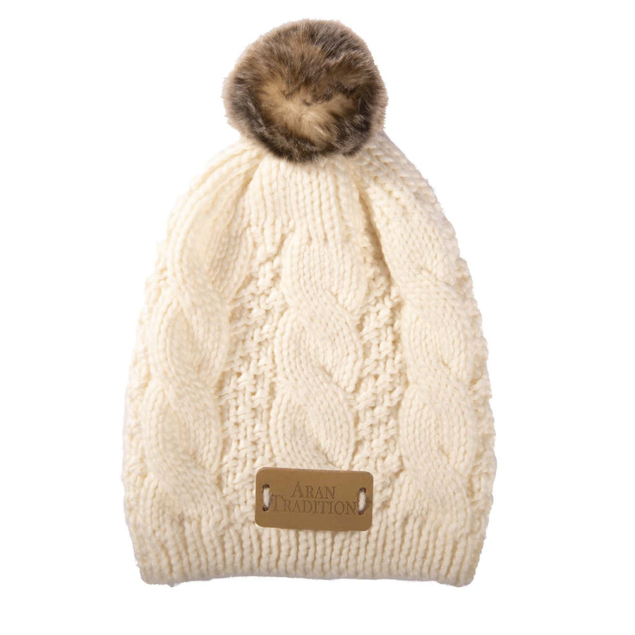 Aran Junior Cable Tammy Hat - Mini Me | Classic Chunky Cable Knit