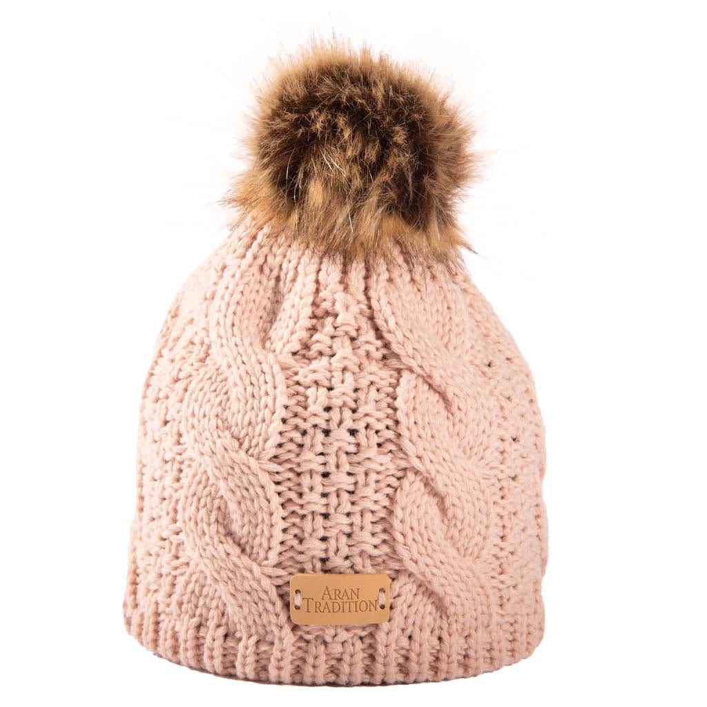 Cable Pom Pom Hat