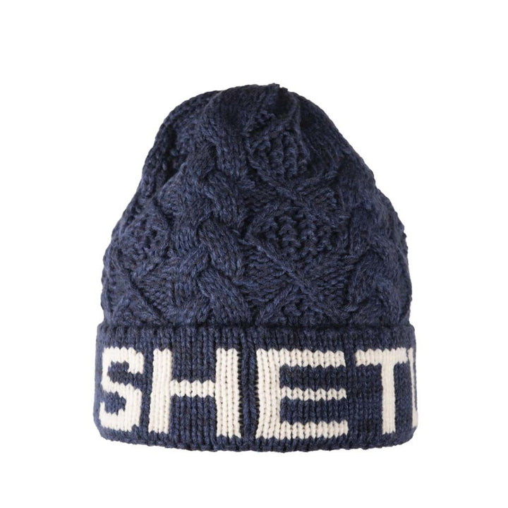 Elevate Your Style with Aran Diamond Cable Shetland Beanie