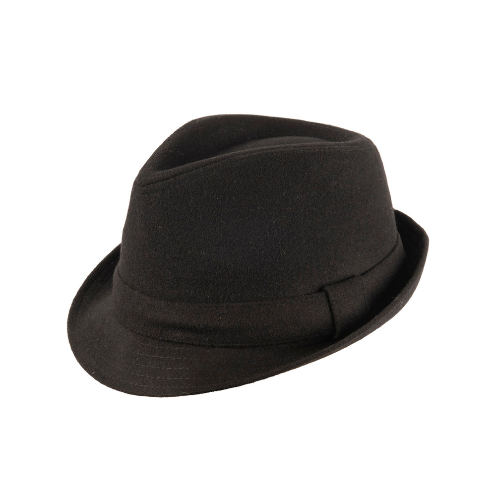 Elwood Plain Black Trilby