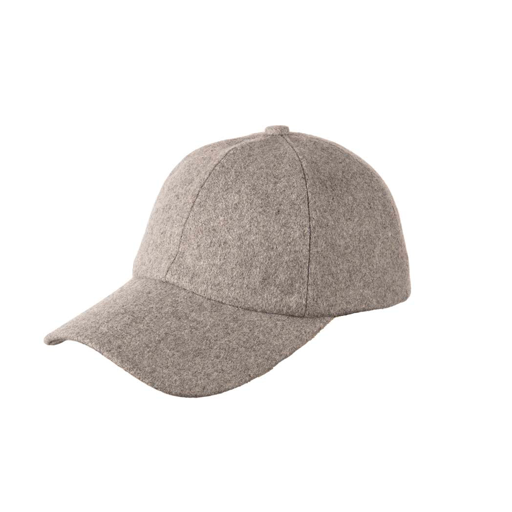 Felt Tweed Baseball Cap