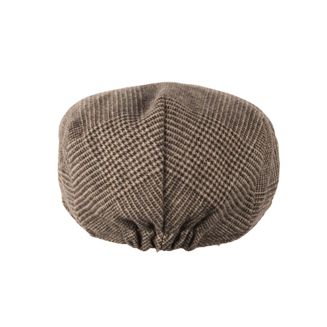 Arthur Tweed Flat Cap - Unisex, Elasticated Back, Wool Mix Fabric