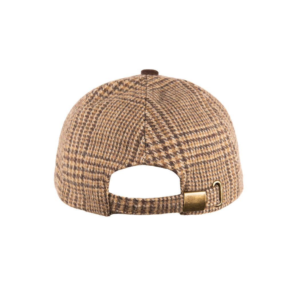 Heritage Traditions Tweed Suede Baseball Cap - Wool Mix Tweed Hat