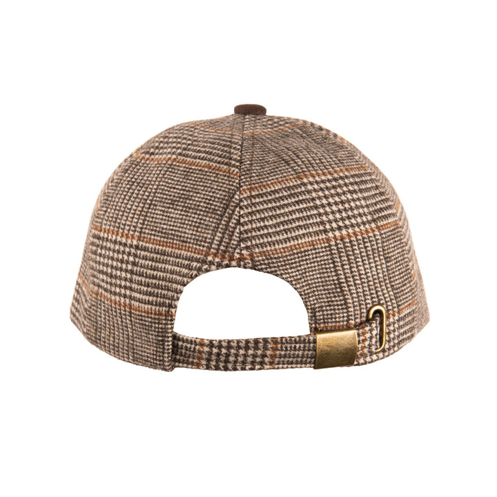 Heritage Traditions Tweed Suede Baseball Cap - Wool Mix Tweed Hat