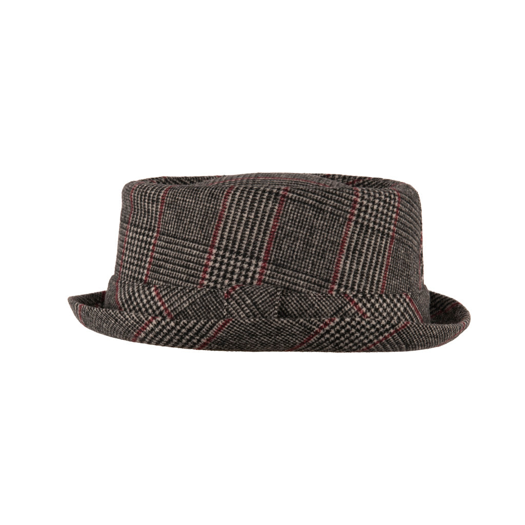 Doyle Tweed Pork Pie Hat Prince of Wales Check