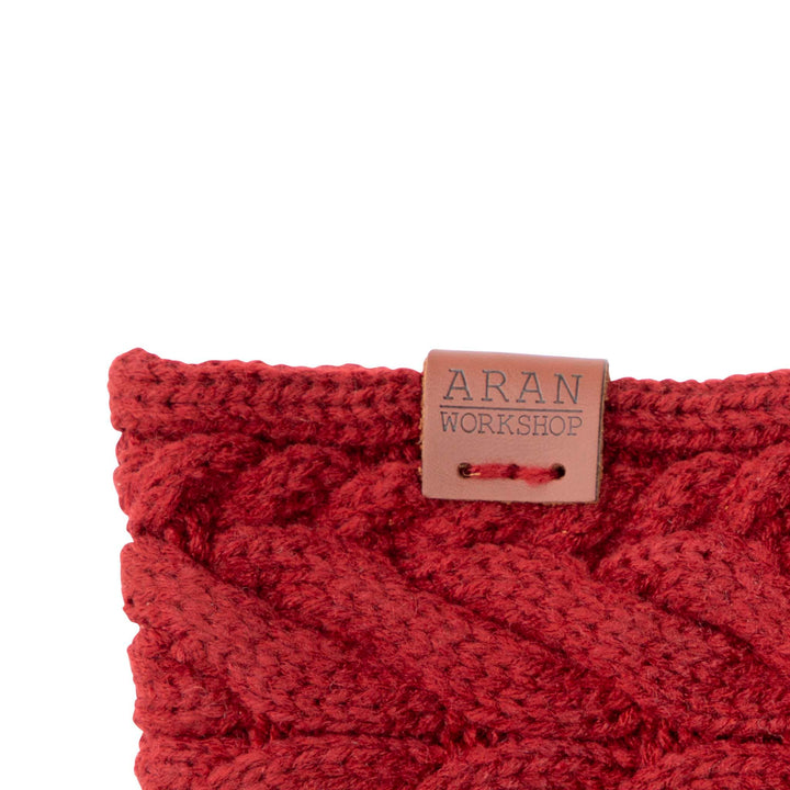 Shop the Aran Button Headband | Cable Knit with Button Detail