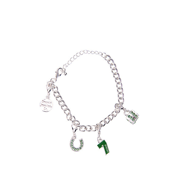 Irish Charm Bracelet - Lucky 7, Horseshoe, Dice