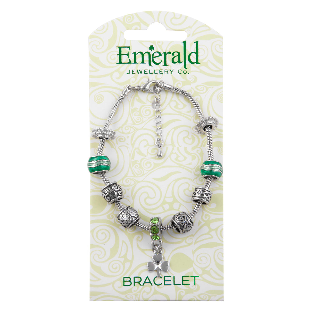 Irish Bracelet With Hanging Plain Cover on backing card