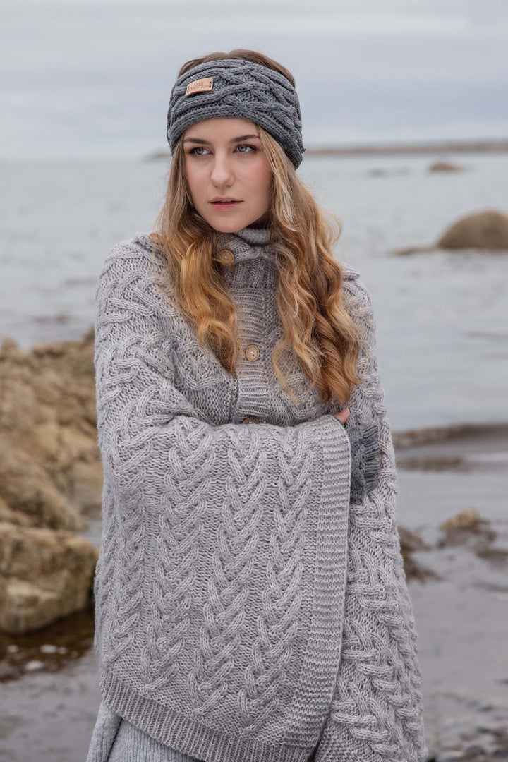 Stay Warm & Stylish with Aran Cable Knit Headband