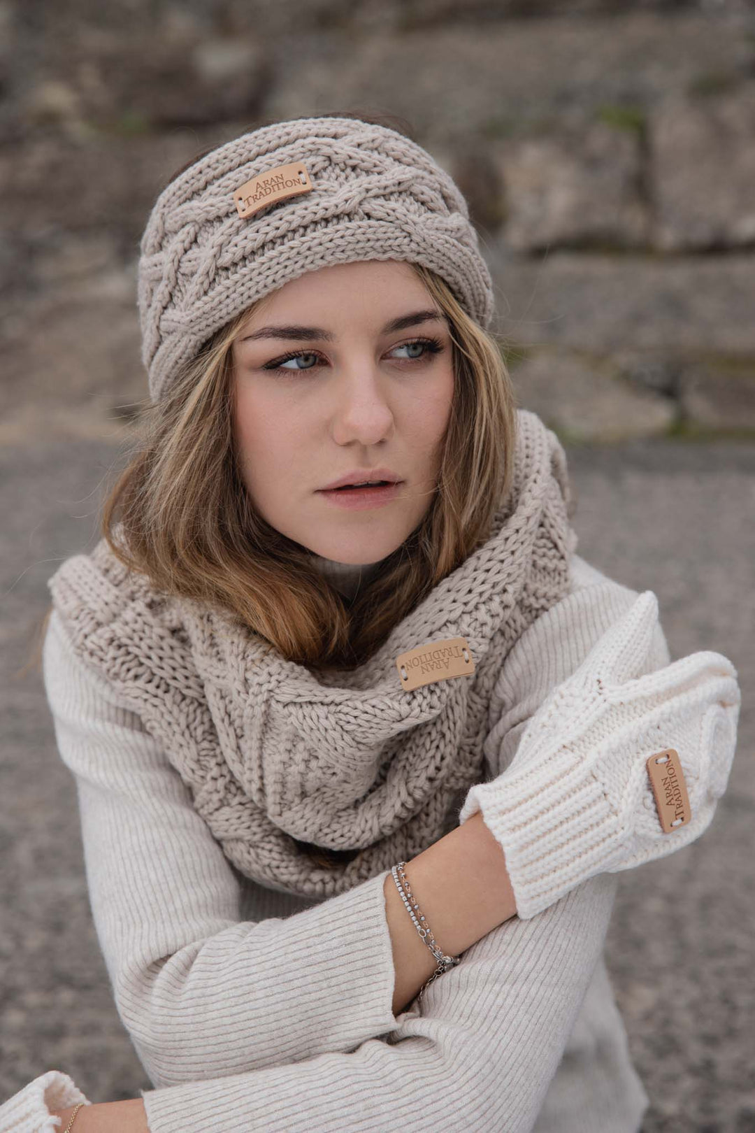 Stay Warm & Stylish with Aran Cable Knit Headband