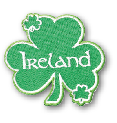 Ireland Shamrock Patch