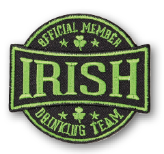 Irish Drinking Team Varsity Patch