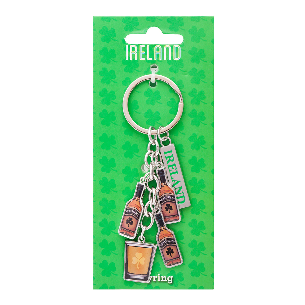 Multi Irish Whisky, Glass Keyring on backing card