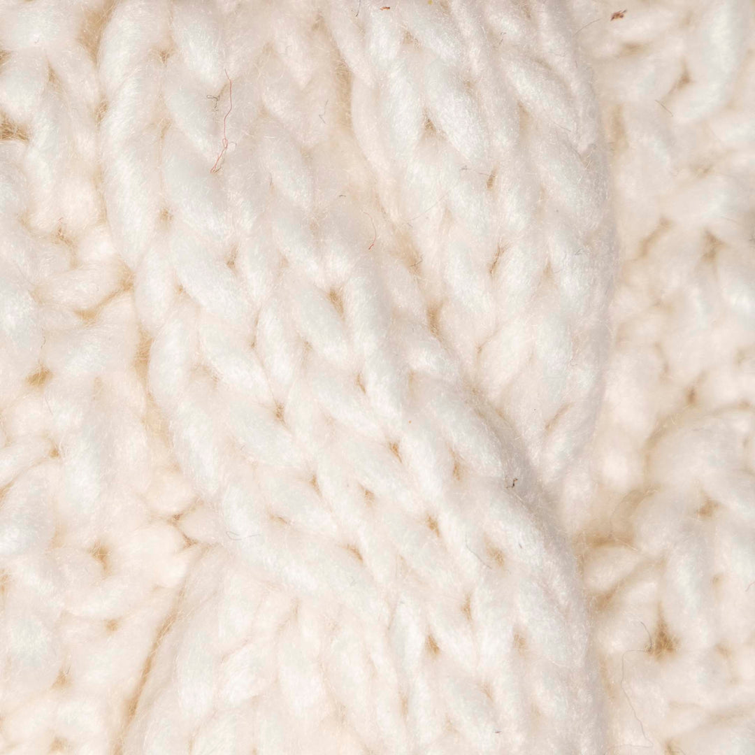 Stay Cozy & Luxurious with Aran Cable Fur Trim Mittens