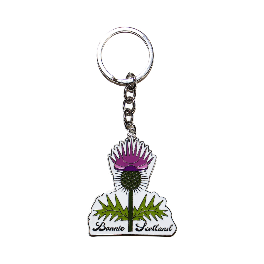 Scottish Thistle Keyring