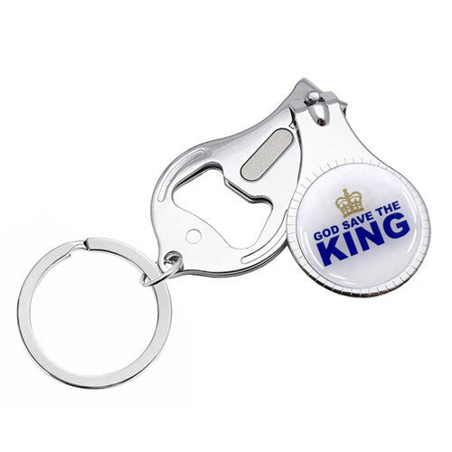 The King Nail Clipper Keyring