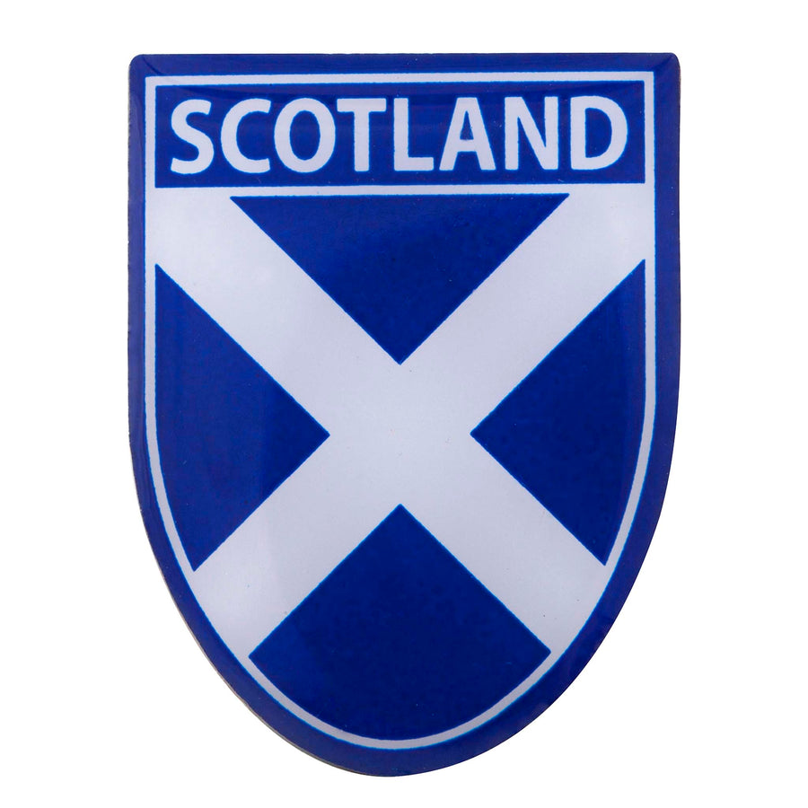 Scotland Saltire Shield Pin Badge | Stylish Scottish Pride Accessory