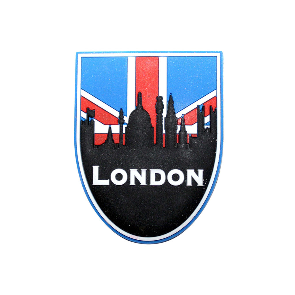 London Skyline Shield Epoxy Magnet