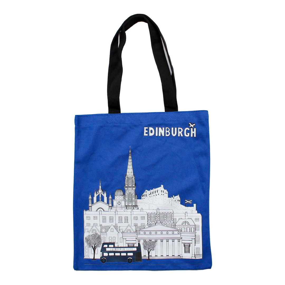 Big City Edinburgh Cityscape Shopper Bag | Iconic Landmarks & Symbols