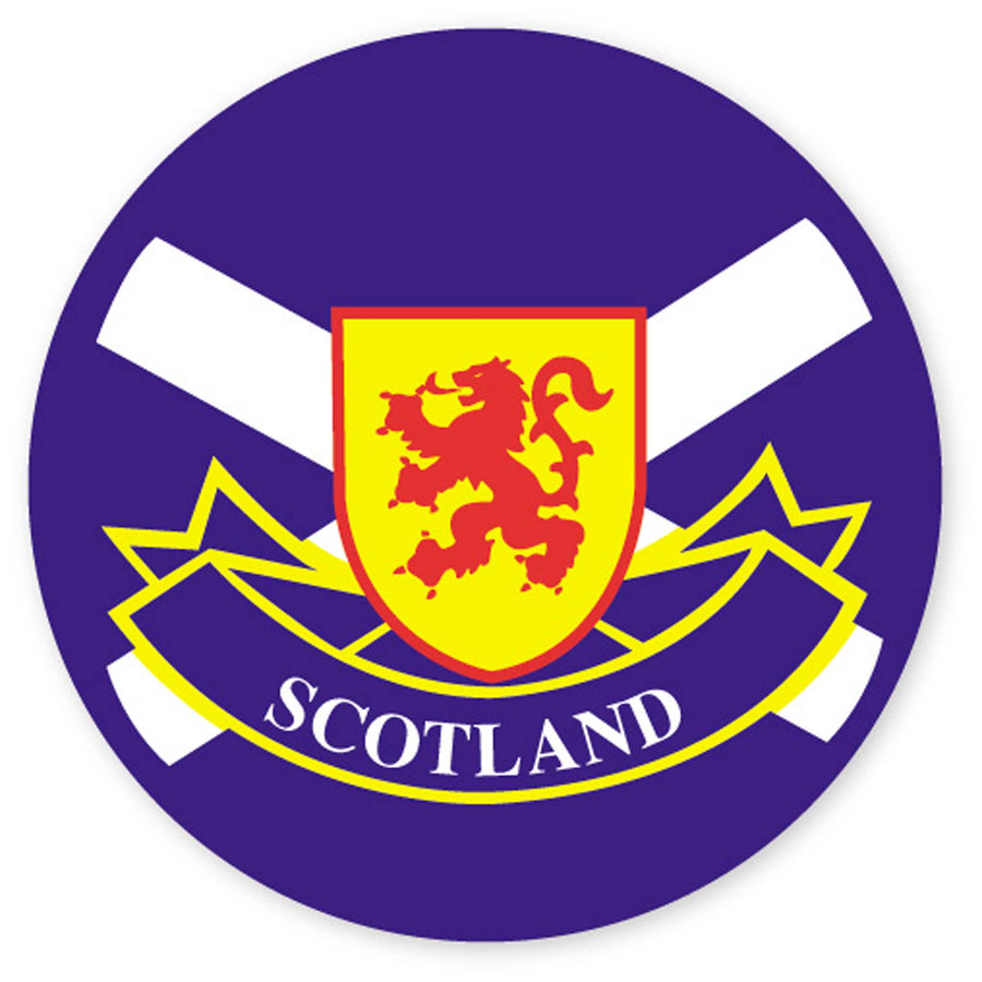 Scotland Saltire Round Sticker