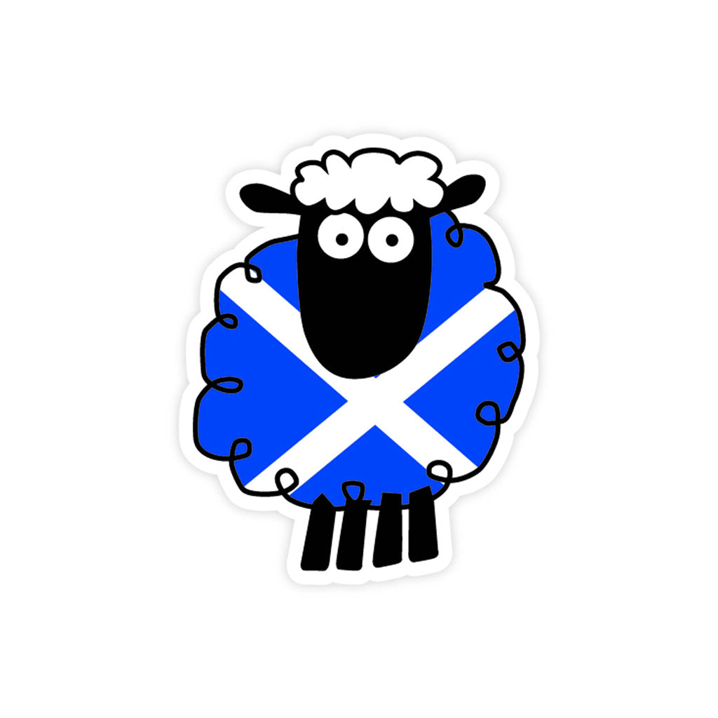 Scottish Saltire Sheep Sticker