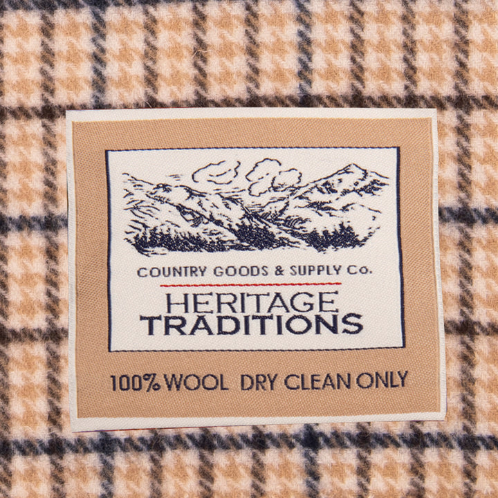 Heritage Traditions Check Wool Scarf