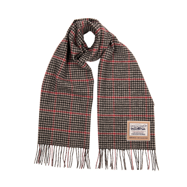 Heritage Traditions Check Wool Scarf