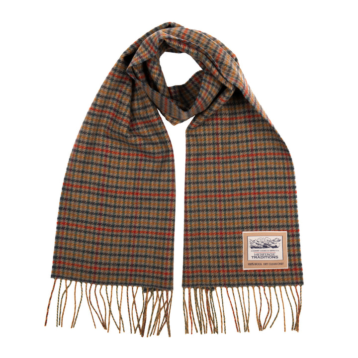 Heritage Traditions Check Wool Scarf