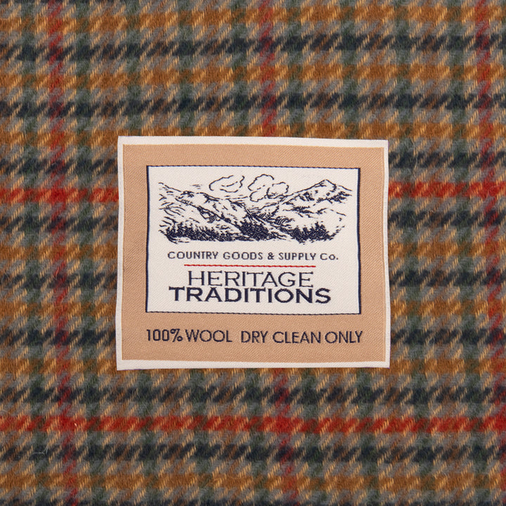 Heritage Traditions Check Wool Scarf