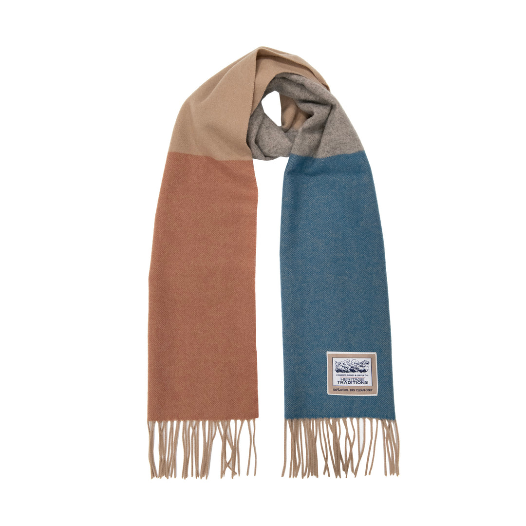 Heritage Traditions Check Wool Scarf