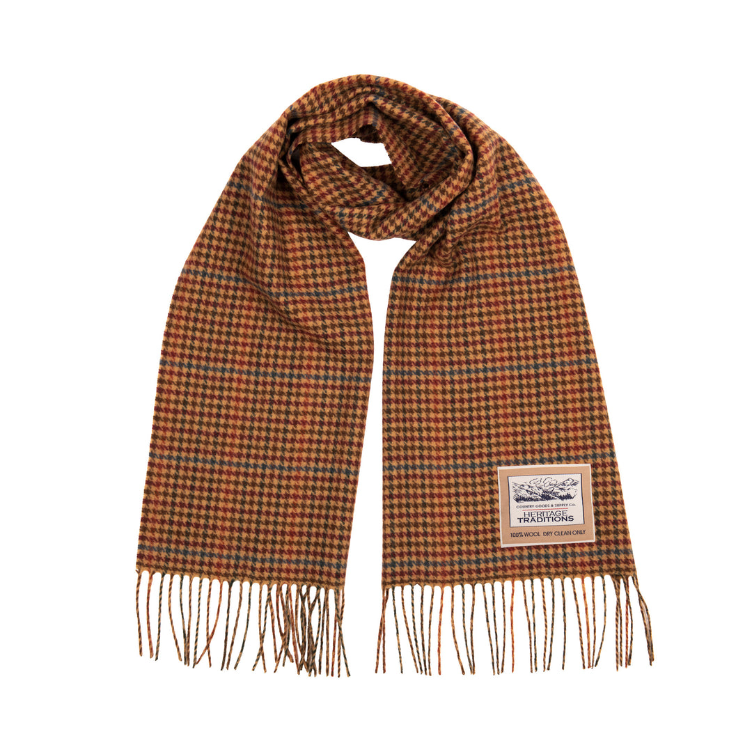 Heritage Traditions Check Wool Scarf