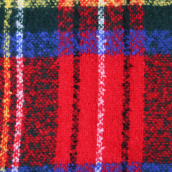 Tartan Boucle Blanket Scarf 