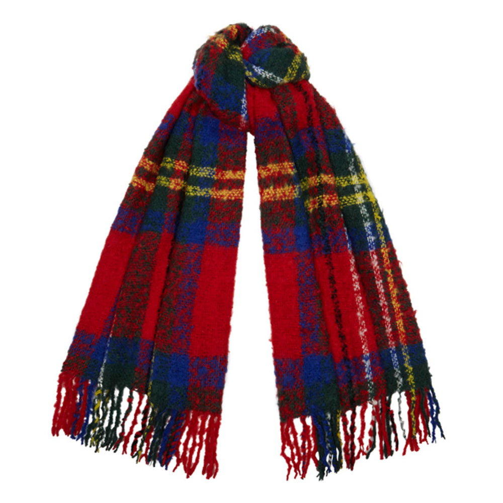 Tartan Boucle Blanket Scarf 