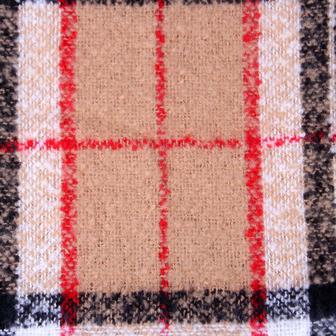 Tartan Boucle Blanket Scarf