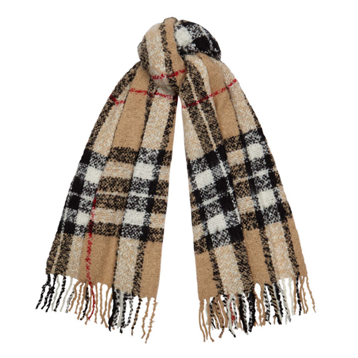 Tartan Boucle Blanket Scarf