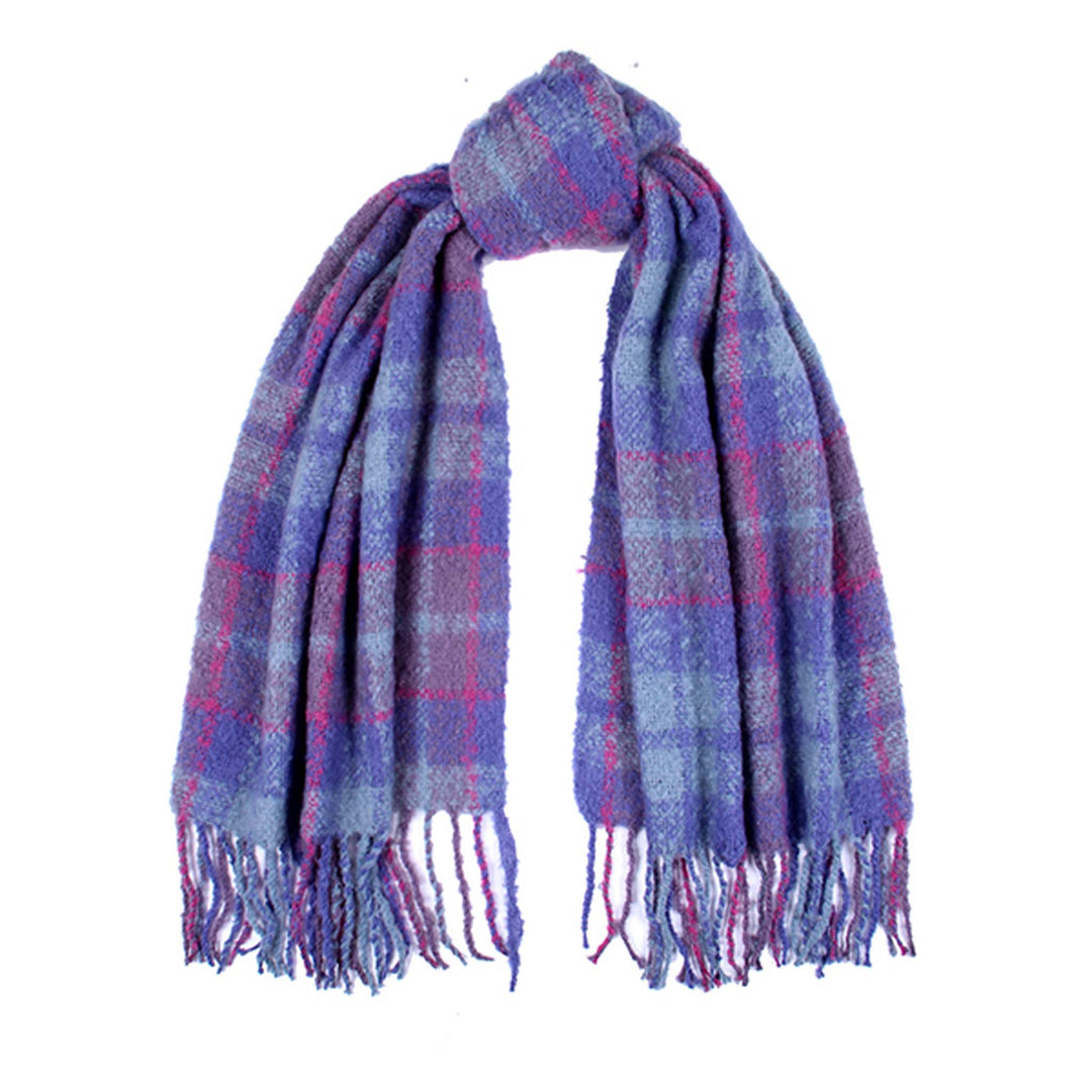 Tartan Boucle Blanket Scarf