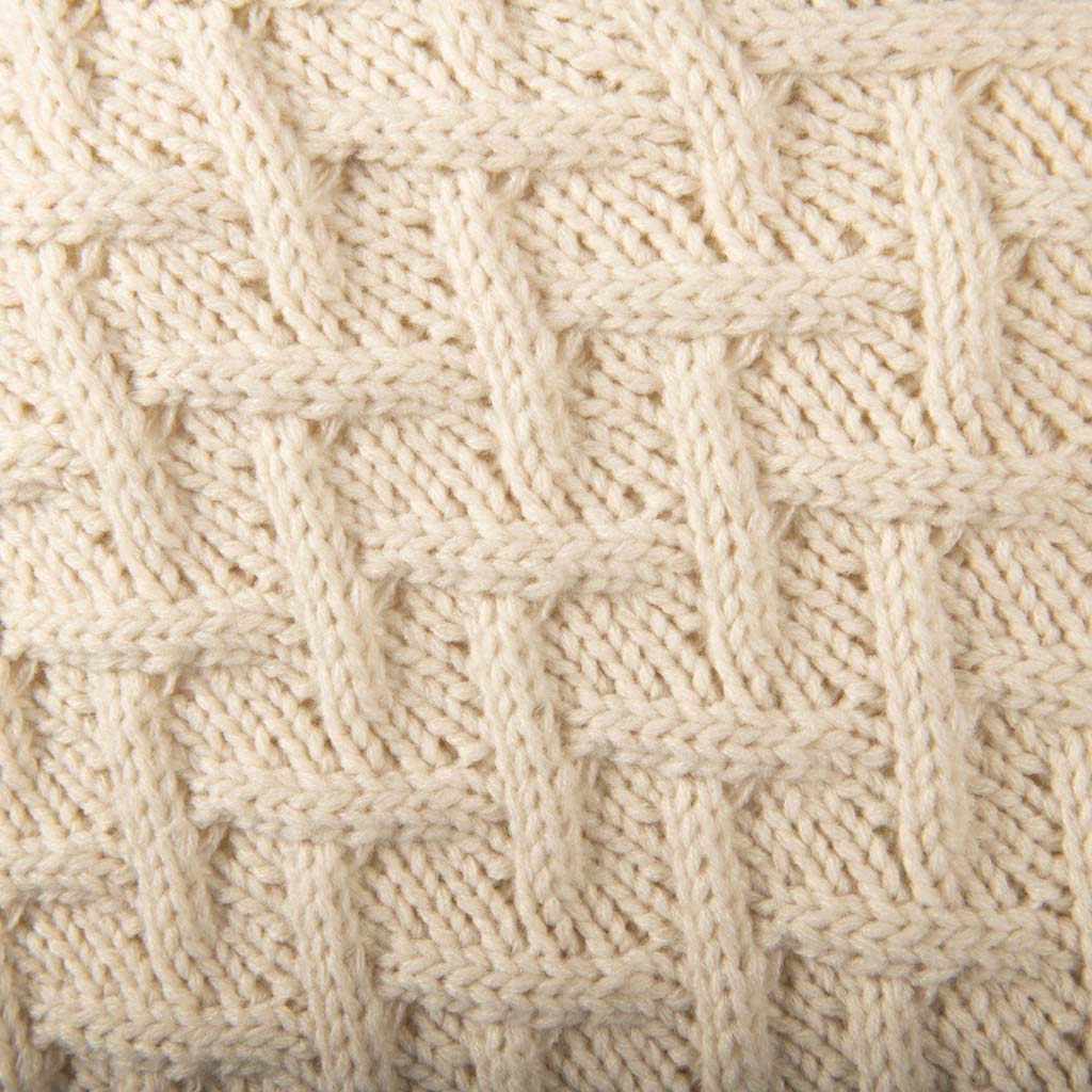 Shop the Aran Cable Knit Button Poncho | Chunky Aran Cable Design