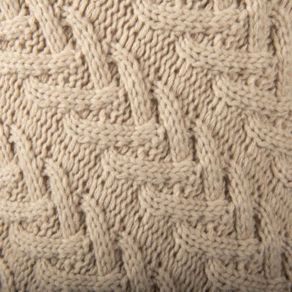 Shop the Aran Cable Knit Button Poncho | Chunky Aran Cable Design