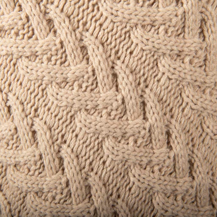 Shop the Aran Cable Knit Button Poncho | Chunky Aran Cable Design