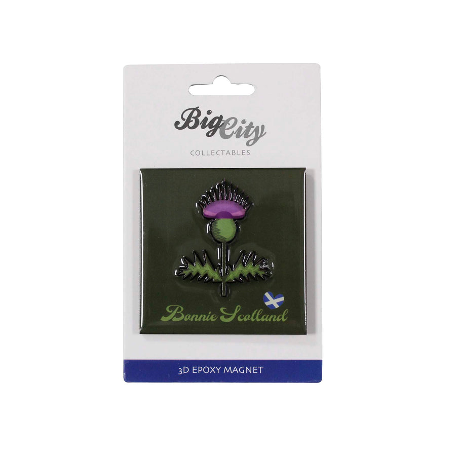 Big City 3D Magnet - Bonnie Scotland Thistle