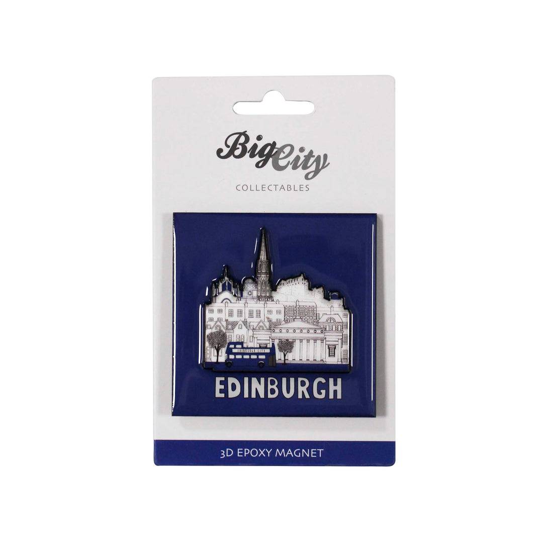 Big City 3D Magnet - Edinburgh Skyline