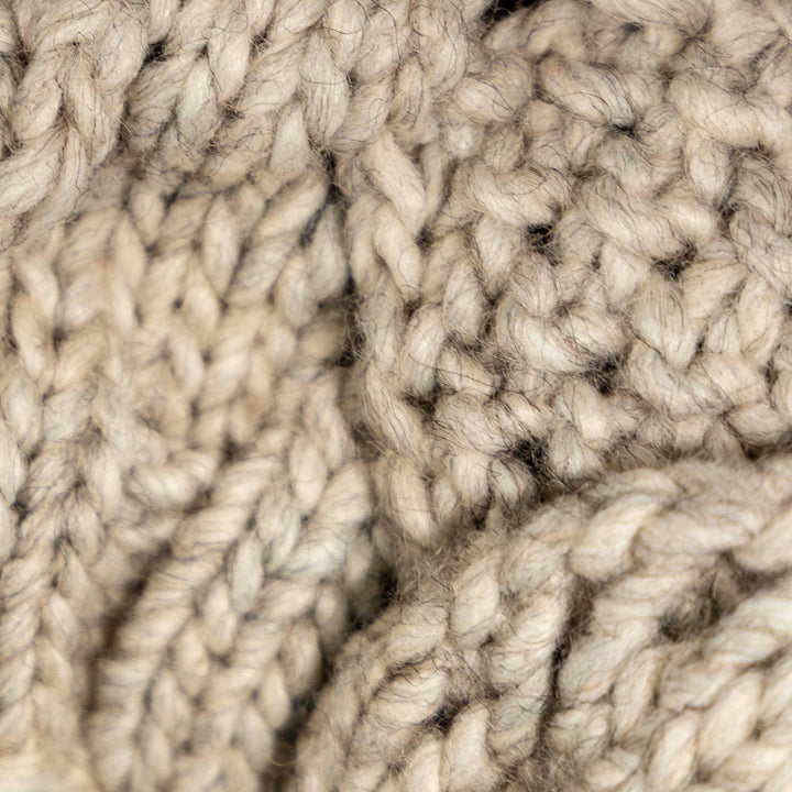 Aran Lace Cable Snood | Chunky Lace Knit for Elegance and Warmth