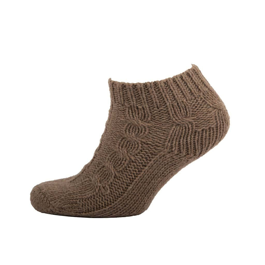 Step into Comfort & Style with Aran Cable Chunky Ankle Socks