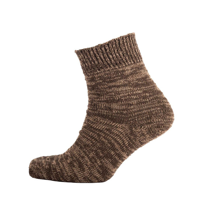 Slub Marl Boot Socks - Charcoal Grey Mix