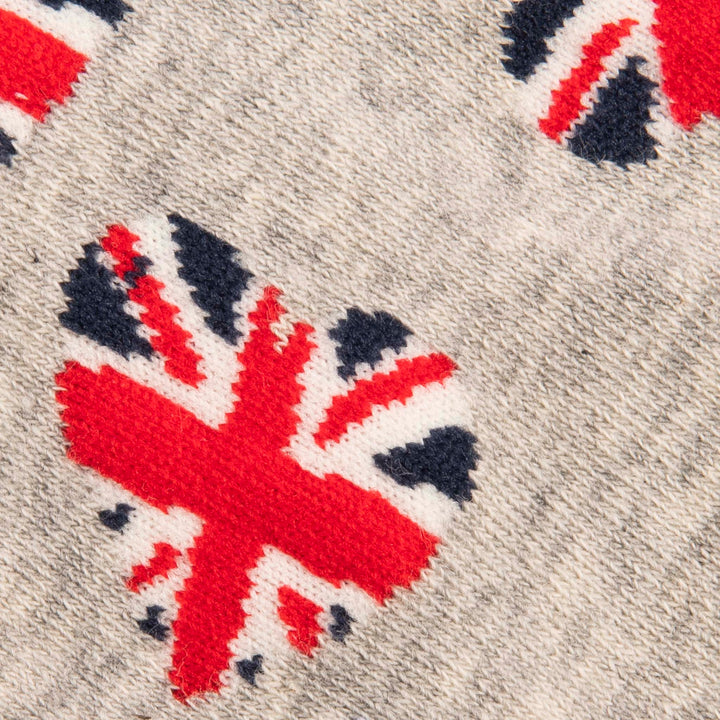 Big City Union Jack Hearts Trainer Socks 3 Pack